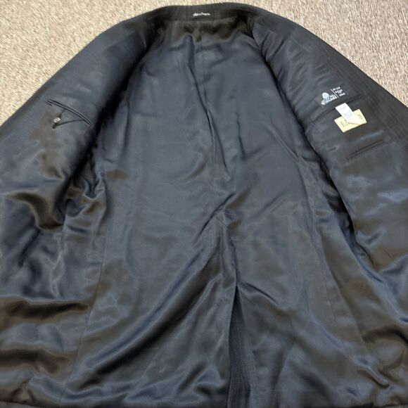 Polo Ralph Lauren Jacket Only Suit Gry Stripe 2 Button Wool 46L - Small cut top - Picture 9 of 13